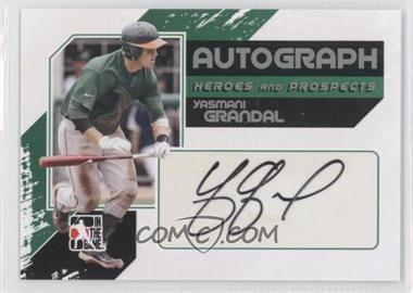 2011 In the Game Heroes and Prospects - Autographs - Full Body Silver #A-YG - Yasmani Grandal /390
