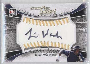 2011 In the Game Heroes and Prospects - Between the Seams - Gold Stitch #BTS-LW - Levon Washington /19