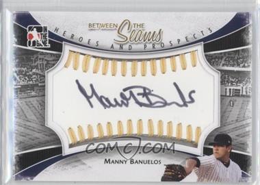 2011 In the Game Heroes and Prospects - Between the Seams - Gold Stitch #BTS-MB - Manny Banuelos /19