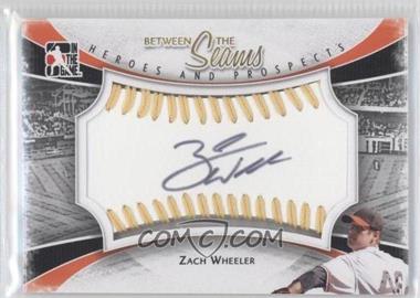 2011 In the Game Heroes and Prospects - Between the Seams - Gold Stitch #BTS-ZW - Zack Wheeler /19