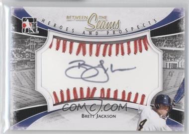 2011 In the Game Heroes and Prospects - Between the Seams - Red Stitch #BTS-BJ - Brett Jackson /30