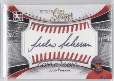 2011 In the Game Heroes and Prospects - Between the Seams - Red Stitch #BTS-JTE - Julio Teheran /30