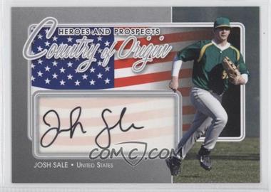 2011 In the Game Heroes and Prospects - Country of Origin - Silver #COO-JSA.1 - Josh Sale /40