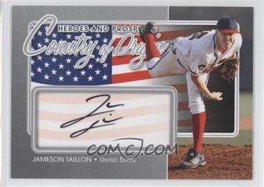 2011 In the Game Heroes and Prospects - Country of Origin - Silver #COO-JT - Jameson Taillon /40