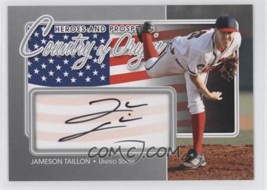 2011 In the Game Heroes and Prospects - Country of Origin - Silver #COO-JT - Jameson Taillon /40