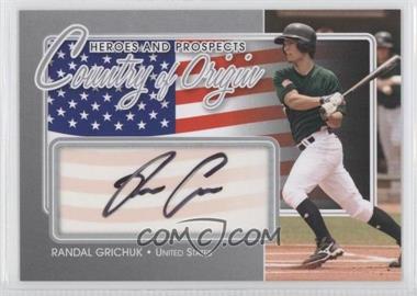 2011 In the Game Heroes and Prospects - Country of Origin - Silver #COO-RG - Randal Grichuk /40