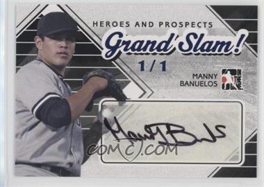 2011 In the Game Heroes and Prospects - Grand Slam! - Sapphire #GS-MB - Manny Banuelos /1