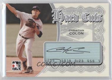 2011 In the Game Heroes and Prospects - Hard Cuts - Silver #HC-CC - Christian Colon /24