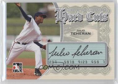 2011 In the Game Heroes and Prospects - Hard Cuts - Silver #HC-JTE - Julio Teheran /24