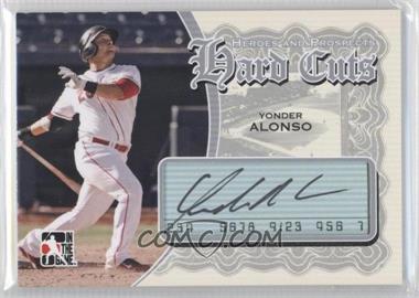 2011 In the Game Heroes and Prospects - Hard Cuts - Silver #HC-YA - Yonder Alonso /24