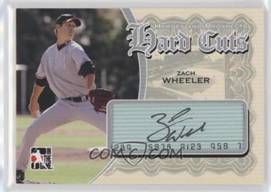 2011 In the Game Heroes and Prospects - Hard Cuts - Silver #HC-ZW - Zack Wheeler /24