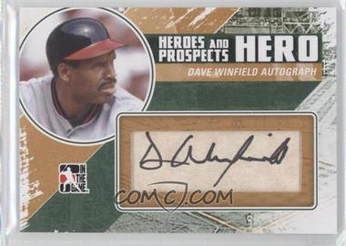 2011 In the Game Heroes and Prospects - Hero Autographs #HA-DW - Dave Winfield /80