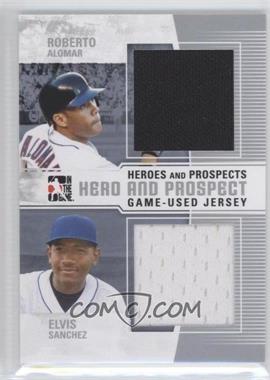 2011 In the Game Heroes and Prospects - Hero and Prospect Game-Used Jersey - Silver #HPJ-16 - Elvis Sanchez, Roberto Alomar /60