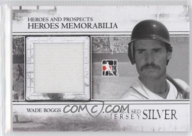 2011 In the Game Heroes and Prospects - Heroes Memorabilia - Silver Jersey #HM-09 - Wade Boggs /160