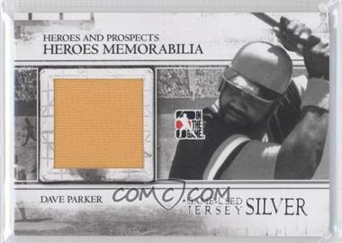 2011 In the Game Heroes and Prospects - Heroes Memorabilia - Silver Jersey #HM-14 - Dave Parker /160