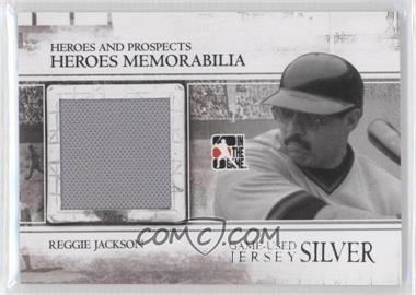 2011 In the Game Heroes and Prospects - Heroes Memorabilia - Silver Jersey #HM-18 - Reggie Jackson /160