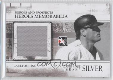 2011 In the Game Heroes and Prospects - Heroes Memorabilia - Silver Jersey #HM-21 - Carlton Fisk /160