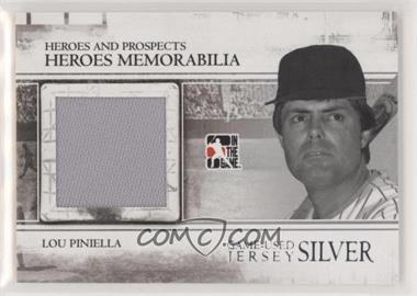 2011 In the Game Heroes and Prospects - Heroes Memorabilia - Silver Jersey #HM-22 - Lou Piniella /160