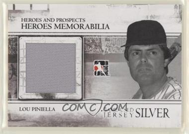 2011 In the Game Heroes and Prospects - Heroes Memorabilia - Silver Jersey #HM-22 - Lou Piniella /160