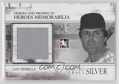 2011 In the Game Heroes and Prospects - Heroes Memorabilia - Silver Jersey #HM-22 - Lou Piniella /160