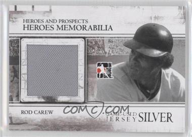 2011 In the Game Heroes and Prospects - Heroes Memorabilia - Silver Jersey #HM-25 - Rod Carew /160
