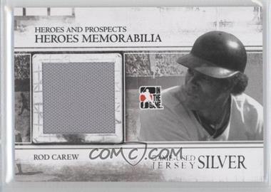 2011 In the Game Heroes and Prospects - Heroes Memorabilia - Silver Jersey #HM-25 - Rod Carew /160