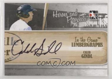 2011 In the Game Heroes and Prospects - Lumbergraphs #L-CGI - Caleb Gindl /100