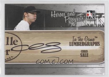 2011 In the Game Heroes and Prospects - Lumbergraphs #L-CS - Chris Sale /100