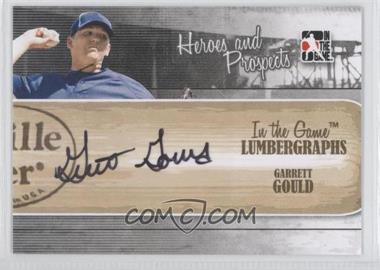 2011 In the Game Heroes and Prospects - Lumbergraphs #L-GG - Garrett Gould /100