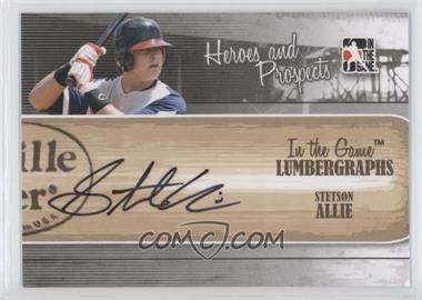 2011 In the Game Heroes and Prospects - Lumbergraphs #L-SAL - Stetson Allie /100