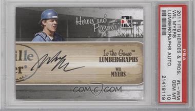 2011 In the Game Heroes and Prospects - Lumbergraphs #L-WM.2 - Wil Myers /100 [PSA 10 GEM MT]