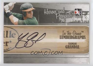 2011 In the Game Heroes and Prospects - Lumbergraphs #L-YG - Yasmani Grandal /100