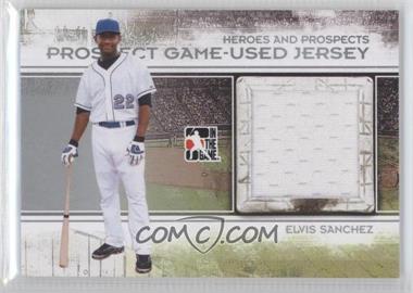 2011 In the Game Heroes and Prospects - Prospect Game-Used Jersey - Silver #PJ-22 - Elvis Sanchez