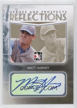 2011 In the Game Heroes and Prospects - Reflections - Gold #R-MH - Matt Harvey