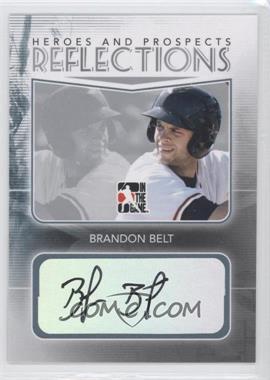 2011 In the Game Heroes and Prospects - Reflections - Silver #R-BB - Brandon Belt /5