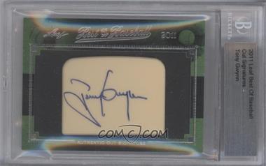 2011 Leaf Best of Baseball - Cut Signature Stone - Missing Serial Number #_TOGW - Tony Gwynn [BGS Authentic]