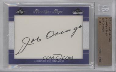 2011 Leaf Ink Cut Signatures - [Base] #_JOOR - Brooklyn Boys - Joe Orengo /1 [BGS Authentic]