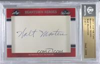 Beantown Heroes - Walt Masterson (Signed by Walt Masters) [BGS Authentic] …