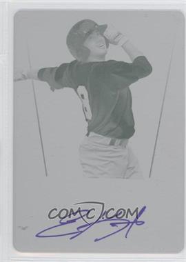 2011 Leaf Metal Draft - [Base] - Printing Plate Cyan #AU-EK1 - Erik Komatsu /1