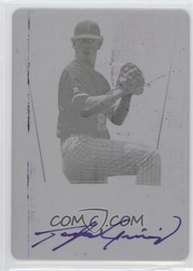 2011 Leaf Metal Draft - [Base] - Printing Plate Magenta #AU-TG1 - Taylor Guerrieri /1