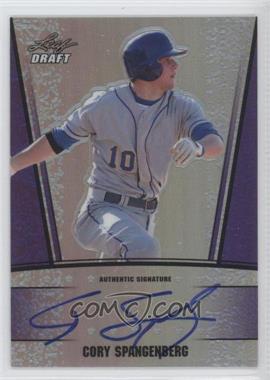 2011 Leaf Metal Draft - [Base] - Purple Prismatic #AU-CS1 - Cory Spangenberg /25