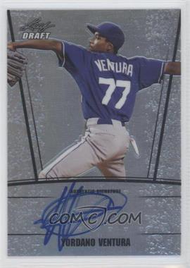 2011 Leaf Metal Draft - [Base] - Silver Prismatic #AU-YV1 - Yordano Ventura /99