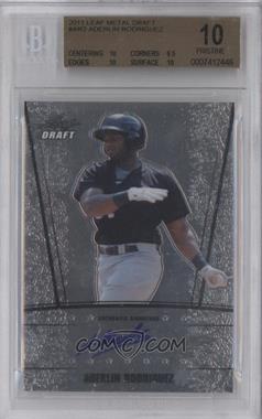 2011 Leaf Metal Draft - [Base] #AU-AR2 - Aderlin Rodriguez [BGS 10 PRISTINE]