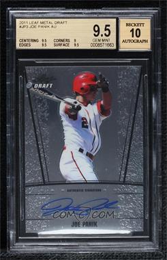 2011 Leaf Metal Draft - [Base] #AU-JP3 - Joe Panik [BGS 9.5 GEM MINT]