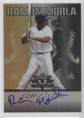 2011 Leaf Valiant - [Base] - Black #VA-RM1 - Ramon Morla /5