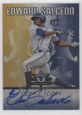 2011 Leaf Valiant - [Base] - Blue #VA-ES2 - Edward Salcedo /99