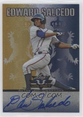 2011 Leaf Valiant - [Base] - Blue #VA-ES2 - Edward Salcedo /99