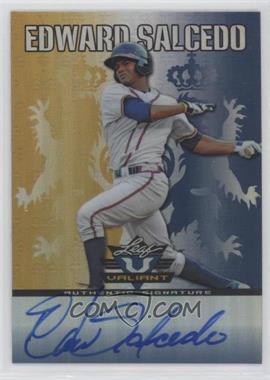 2011 Leaf Valiant - [Base] - Blue #VA-ES2 - Edward Salcedo /99