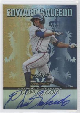 2011 Leaf Valiant - [Base] - Blue #VA-ES2 - Edward Salcedo /99