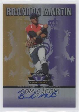 2011 Leaf Valiant - [Base] - Purple #VA-BM1 - Brandon Martin /25